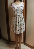 Женское платье 8632 2013 pleated one-piece dress sweet princess