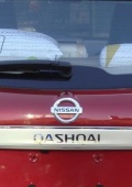 Накладка на край пятой двери (хромированная) Nissan Qashqai