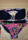 Женское бикини Drop ship discount Swimwear floral swimsuit fashion women floral Crystal swimwear
