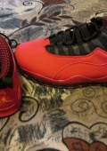 new style retro Air J10 Elite Men Basketball shoes J10 GS Fusion Red sport shoes