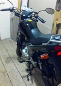 Подножка пассажира левая на мотоцикл SYM XS 125